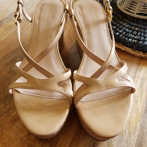 ♠️🌿EUC! Kate Spade Wedge sandals- 8.5 - Picture 10 of 11